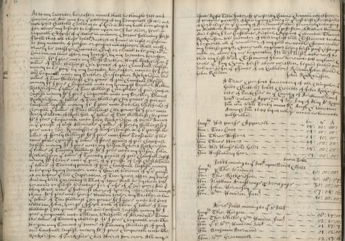 Inventory of John Rickardson, 1699. Image ref: SANT/GEN/NOR/1/4 p13